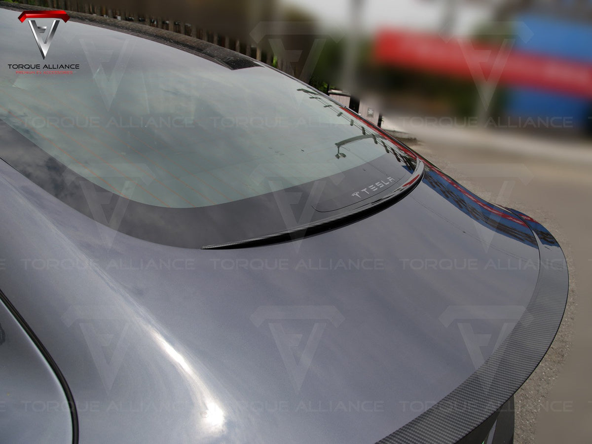 Aileron de lunette arrière anti-retour - pour Tesla modèle 3 - Torque  Alliance