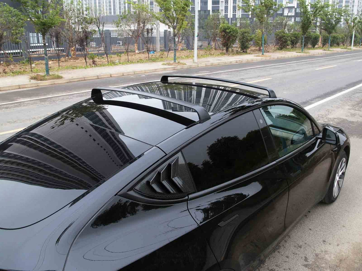 Tesla Model Y : barres transversales, porte-bagages de toit - Torque  Alliance