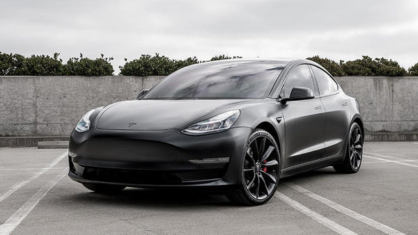 Tesla beleuchteter Einstiegsleistenschutz - Schwarz / Model 3