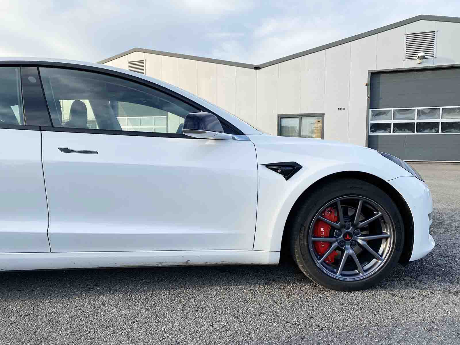 All Tesla Models: Side Fender Vent Camera Trim Spoiler - Torque Alliance