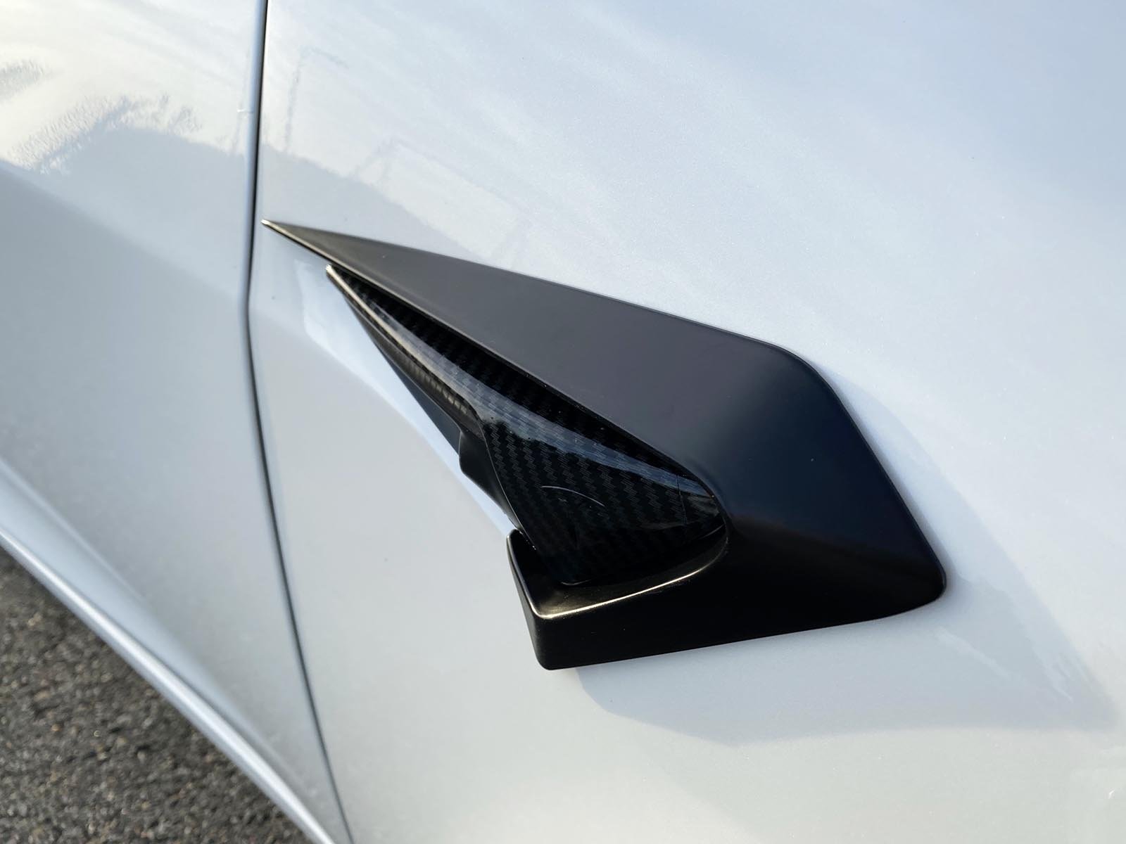 All Tesla Models: Side Fender Vent Camera Trim Spoiler - Torque Alliance