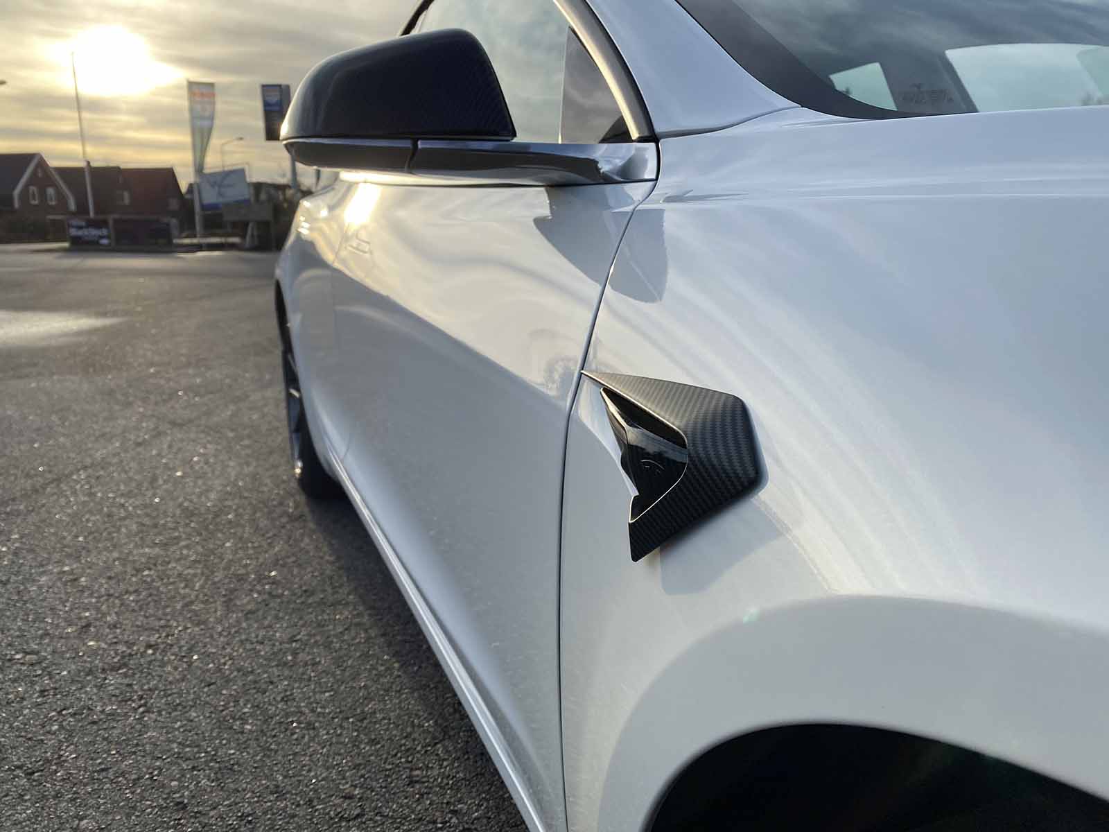 All Tesla Models: Side Fender Vent Camera Trim Spoiler - Torque Alliance