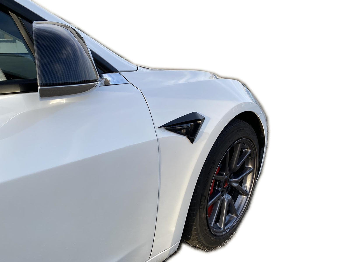 Alle Tesla Modelle: Seitenkotflügel Belüftung Kamera Trim Spoiler