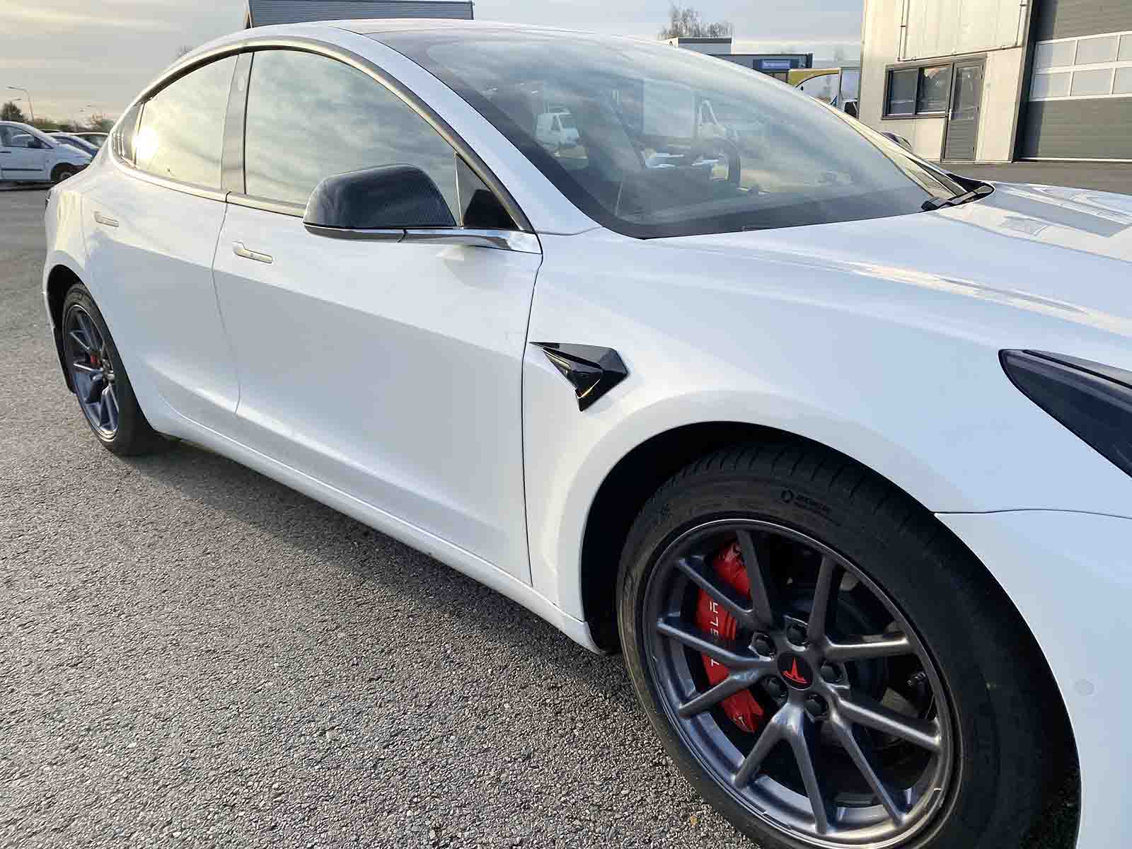 All Tesla Models: Side Fender Vent Camera Trim Spoiler - Torque Alliance