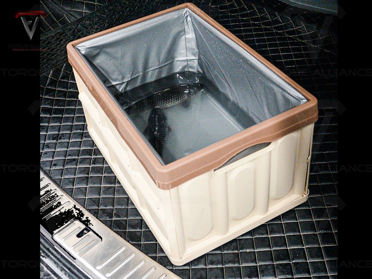 Foldable & Portable Storage Box incl. Waterproof Liner (55 Liters) - Torque  Alliance