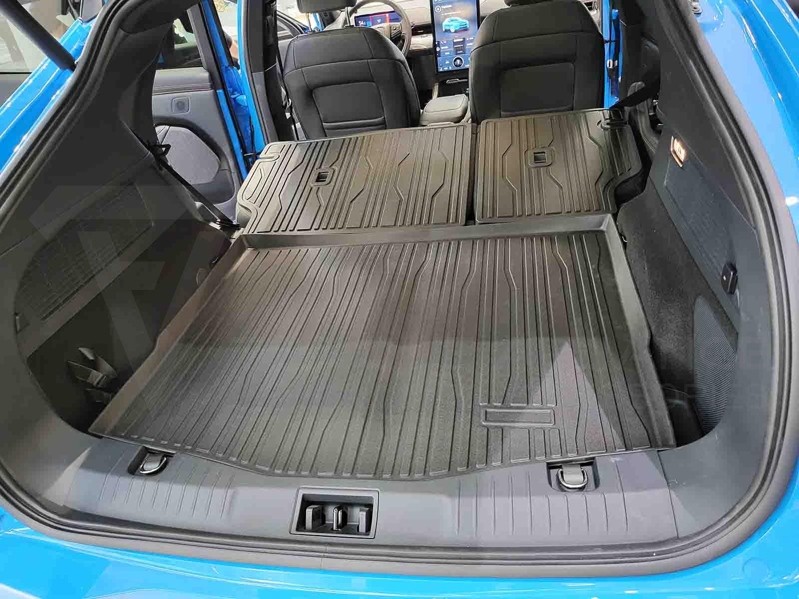 Ford Mustang Mach-e: All-weather Trunk Mat, Boot Liner (Premium Recyclable Rubber) - Torque Alliance