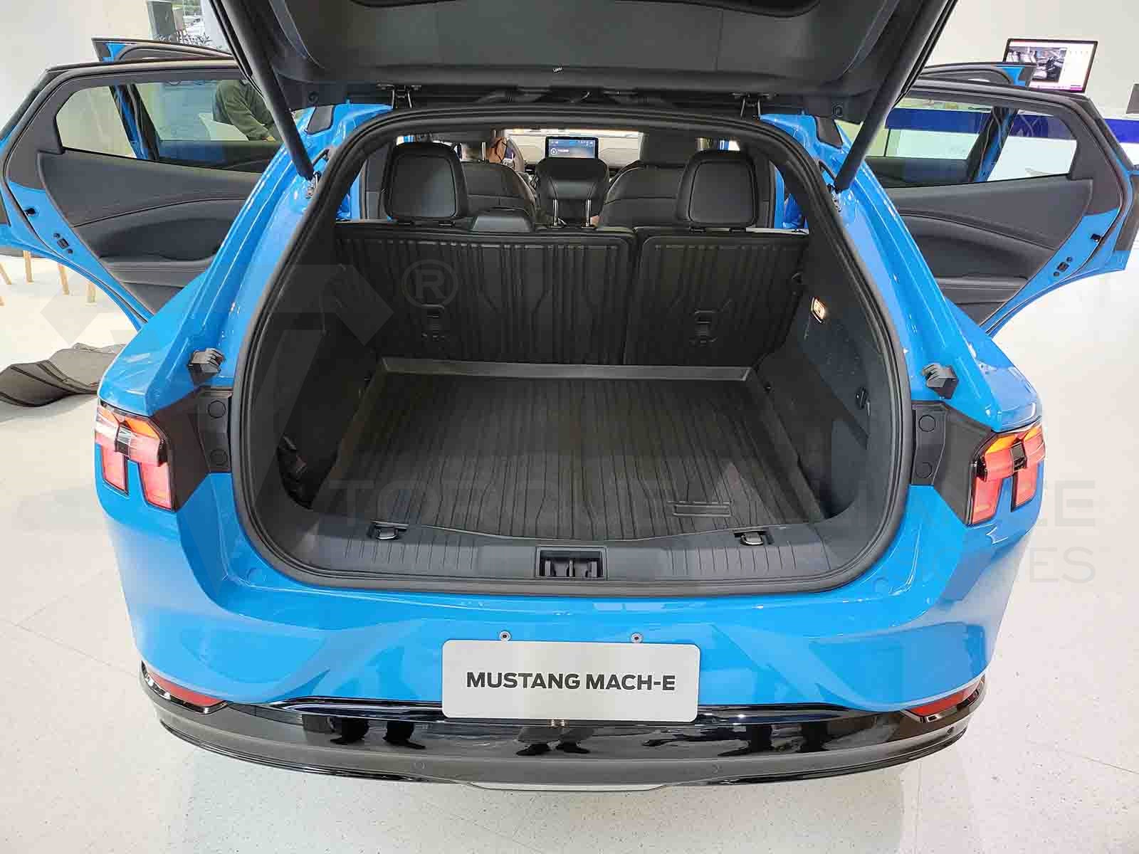 Ford Mustang Mach-e: All-weather Trunk Mat, Boot Liner (Premium Recyclable Rubber) - Torque Alliance