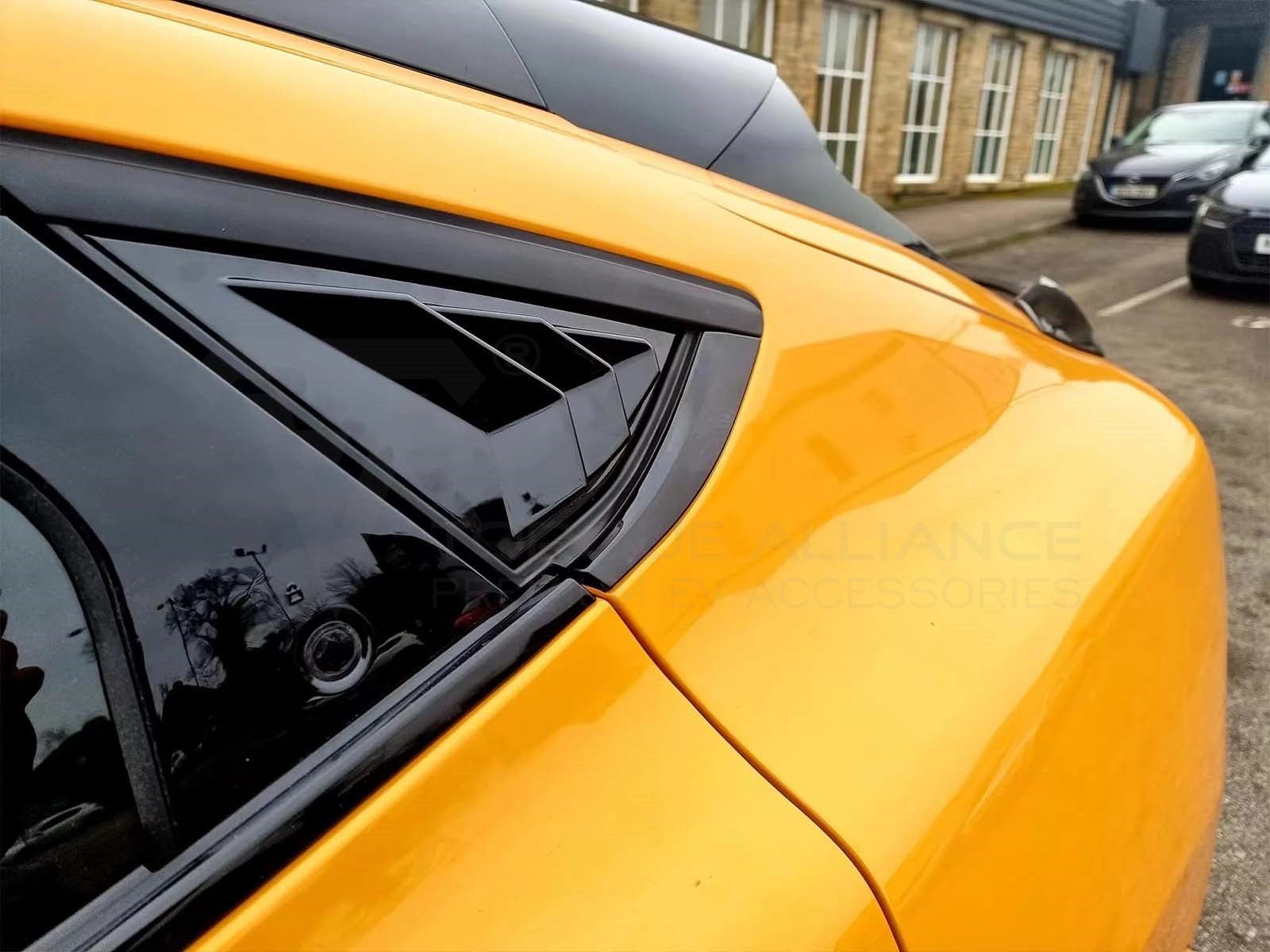 Ford Mustang Mach-e: Rear Side Window Louver Cover - Torque Alliance