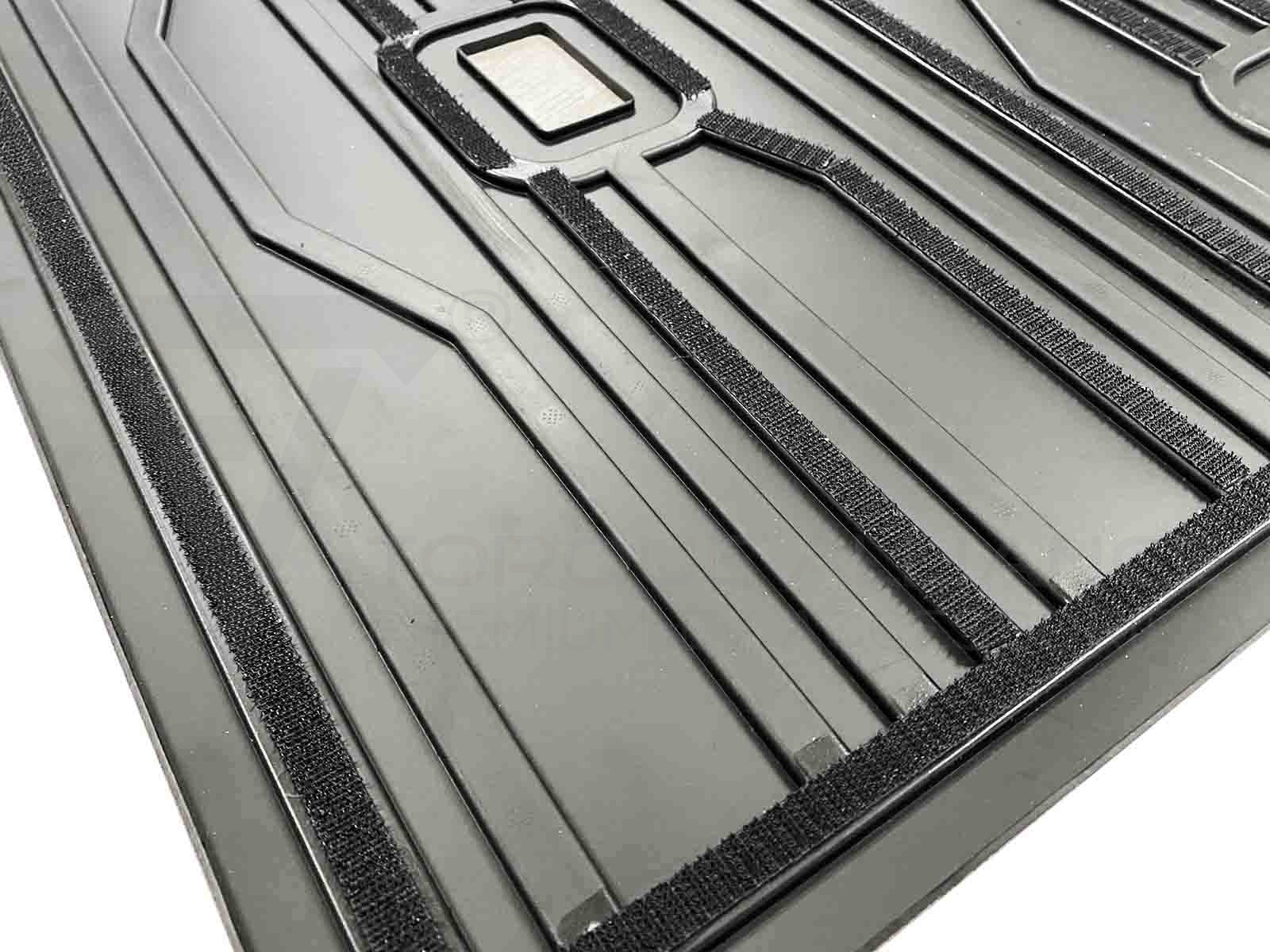 Ford Mustang Mach-e: Seat Back Protector Mats, Guard Boot Liner (Premium Recyclable Rubber, 2 pcs) - Torque Alliance