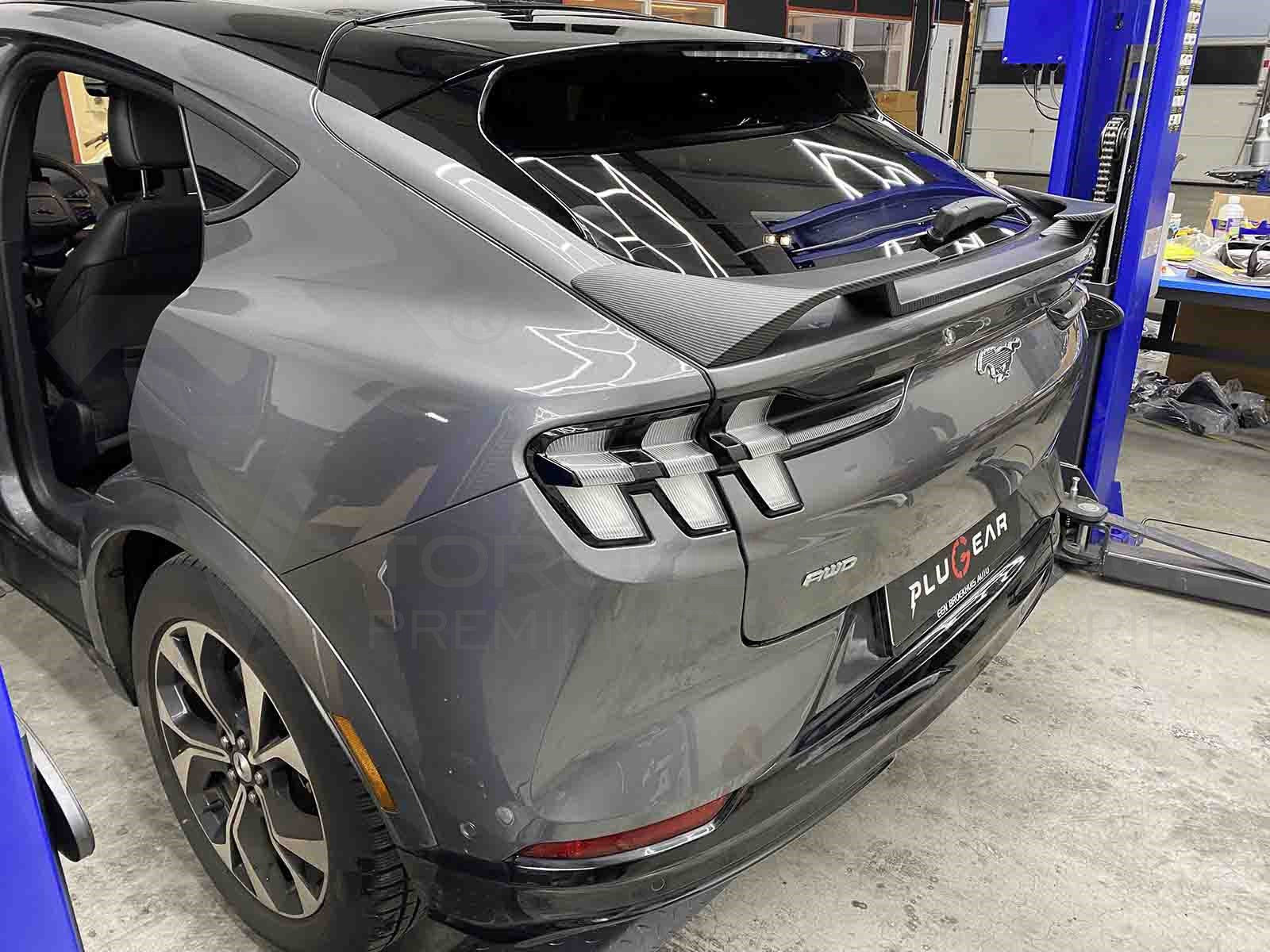 Ford Mustang Mach-e: Tail Spoiler - GT Version (ABS + Coating) - Torque Alliance