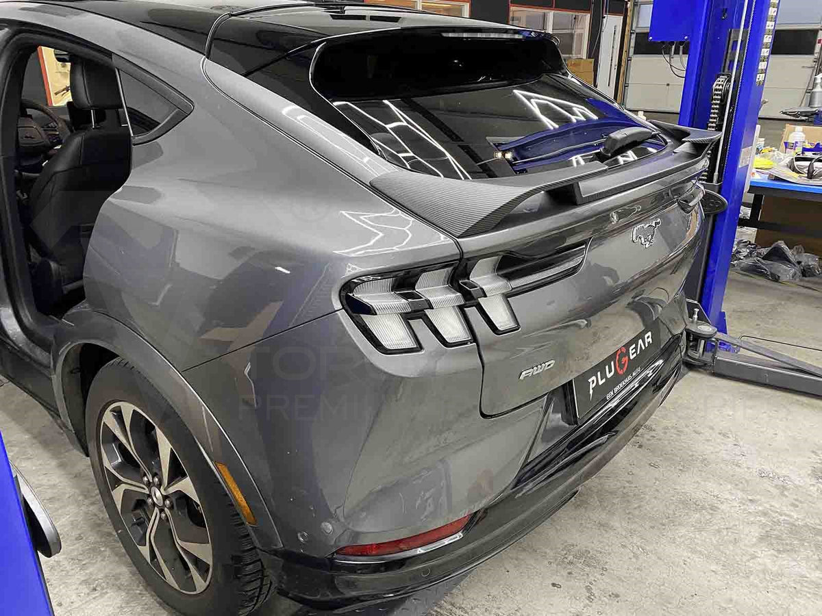 Ford Mustang Mach-e: Tail Spoiler - GT Version (ABS + Coating) - Torque  Alliance