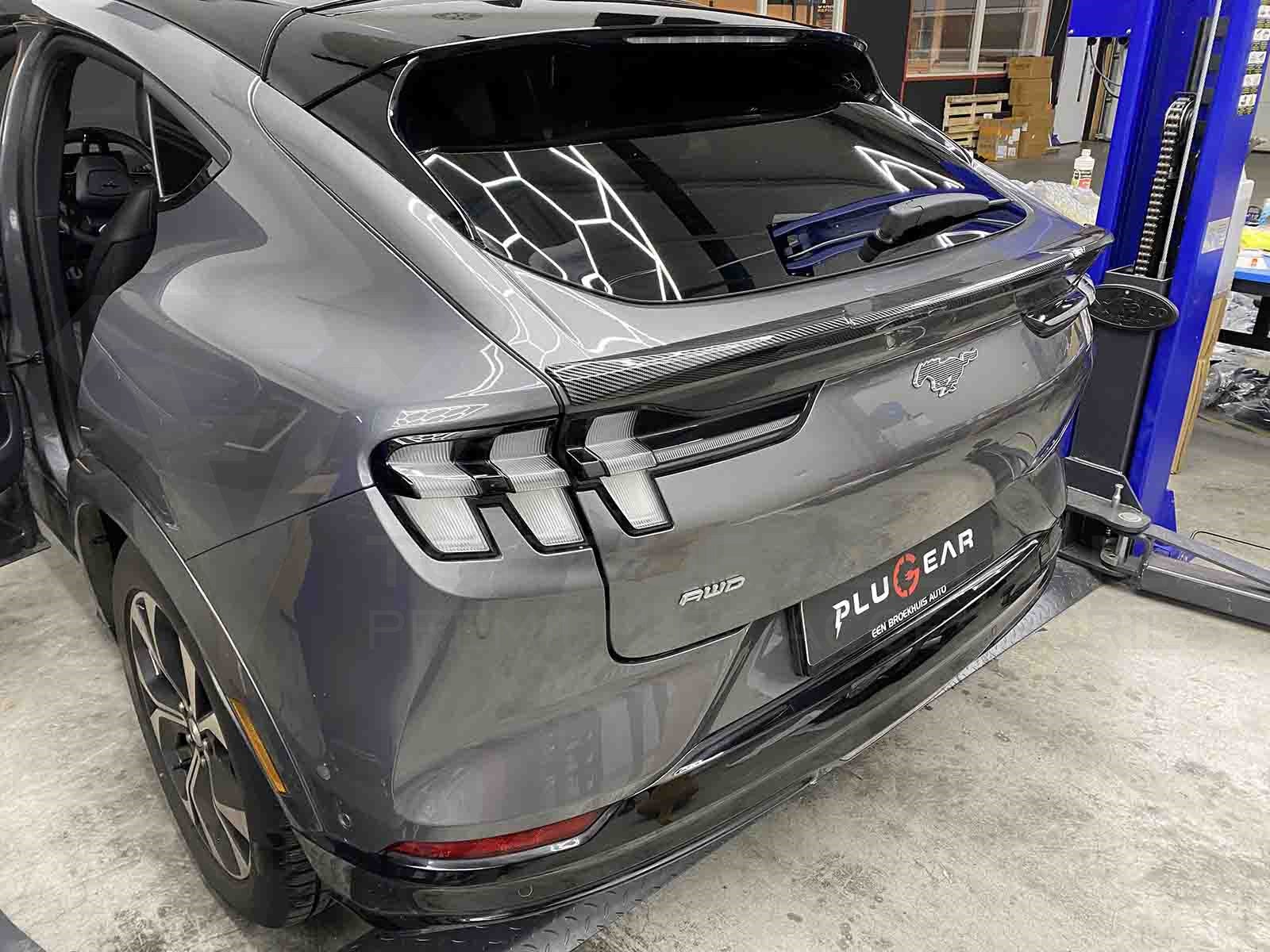 Ford Mustang Mach-e: Tail Spoiler - Performance Version (ABS + Coating) - Torque Alliance