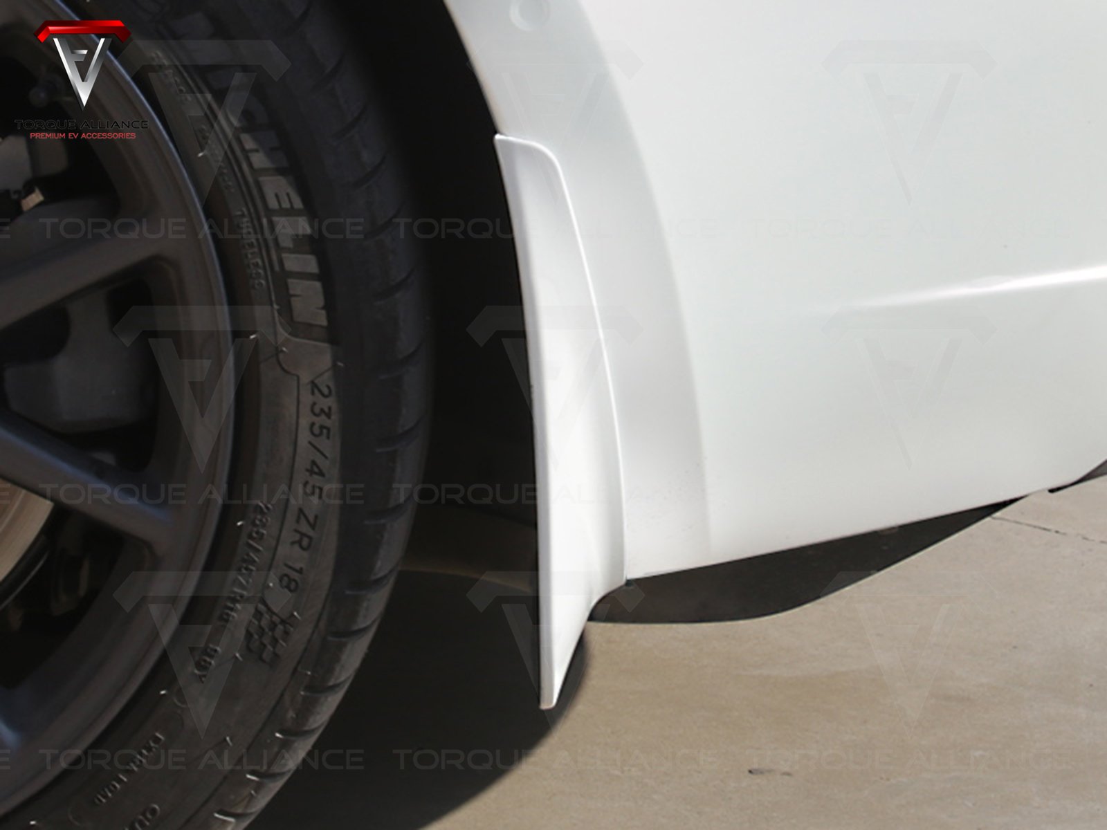 Model 3: 2nd Generation Mud Flaps (4 pcs, no drilling, baking finish) - Torque Alliance