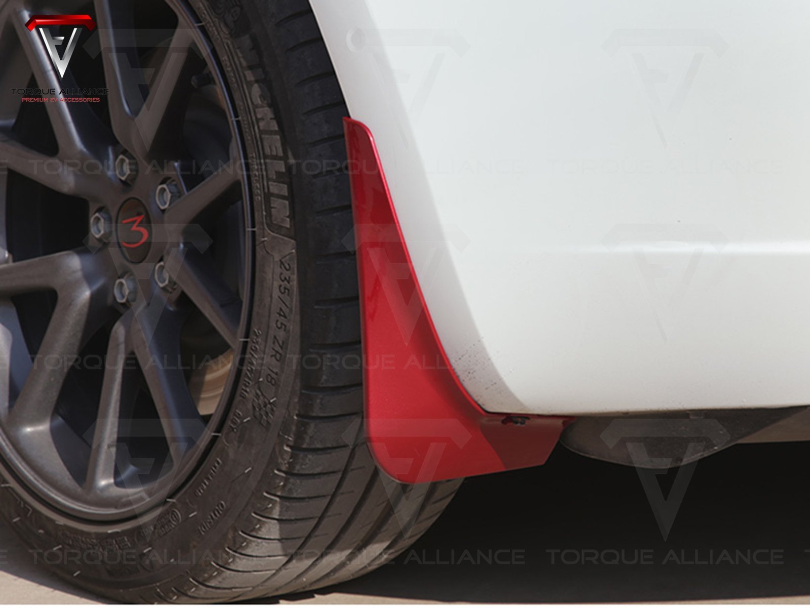 Model 3: 2nd Generation Mud Flaps (4 pcs, no drilling, baking finish) - Torque Alliance