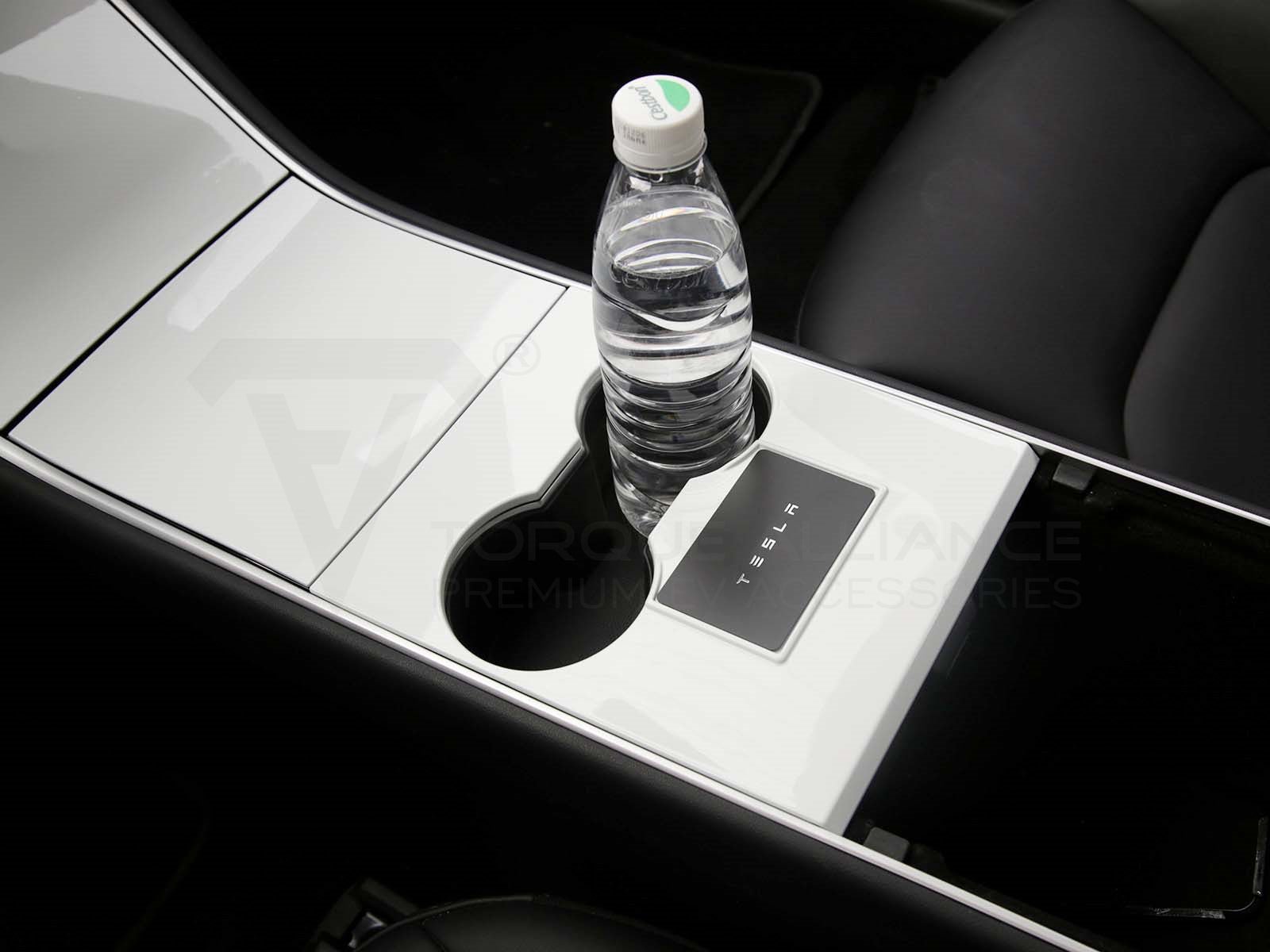 Model 3 and Model Y: Middle Console Cover Set (ABS+ Coating) - Torque Alliance