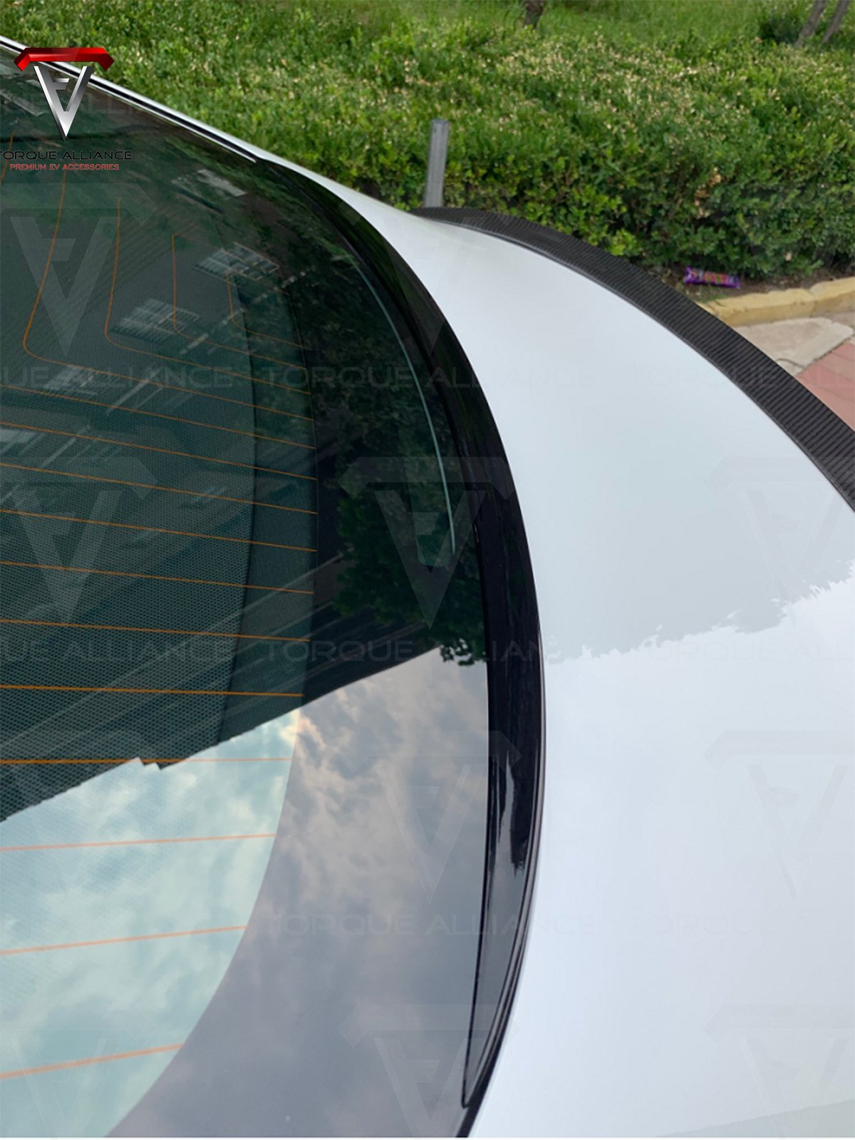 Model 3: Anti-Rain Back Window Spoiler - Torque Alliance