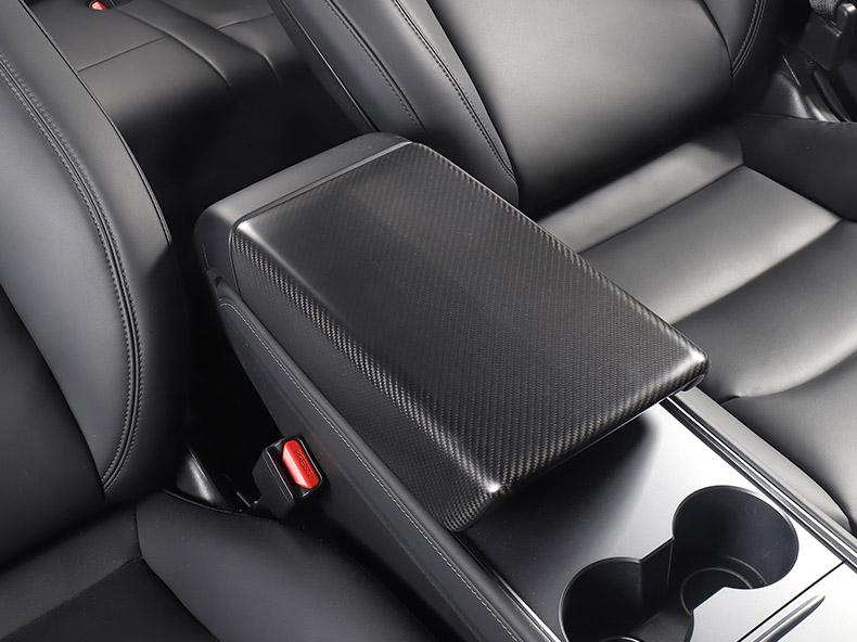 Model 3: Armrest Cover (Genuine Carbon Fiber Collection) - Torque Alliance