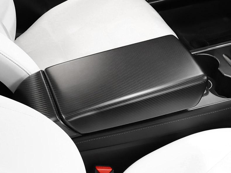 Model 3: Armrest Cover (Genuine Carbon Fiber Collection) - Torque Alliance