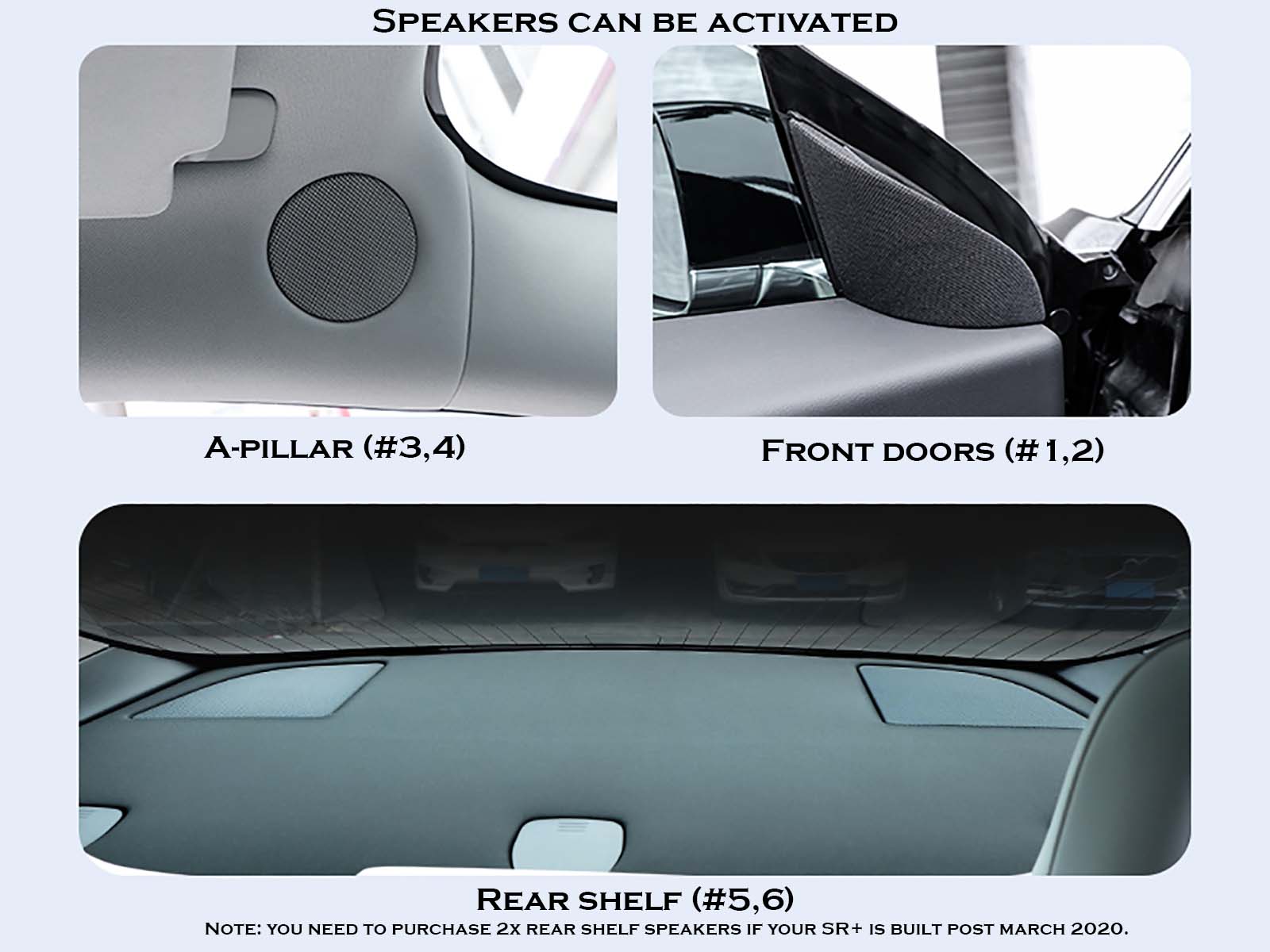 Model 3: Audio Speaker Activation Kit for Standard Range (SR+) - Torque Alliance