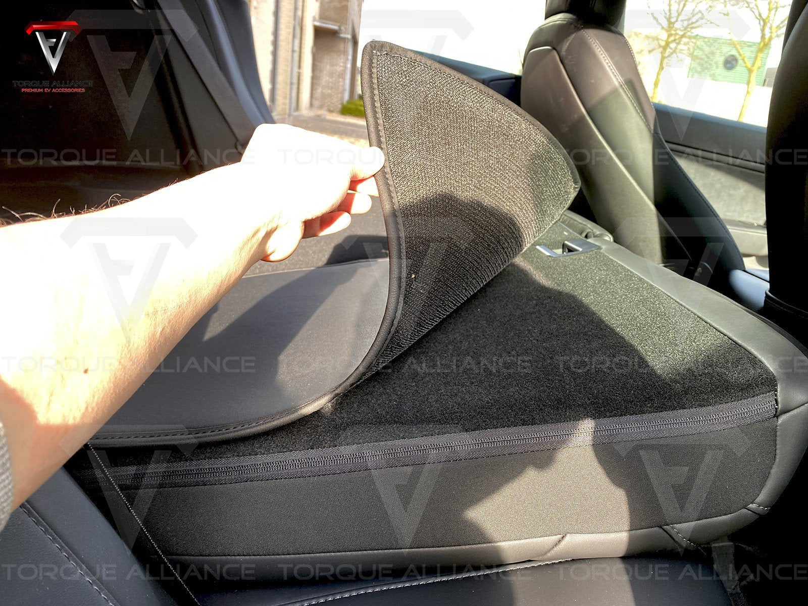 Model 3: Back Seat / Trunk Protector mat (2 pcs) - Torque Alliance