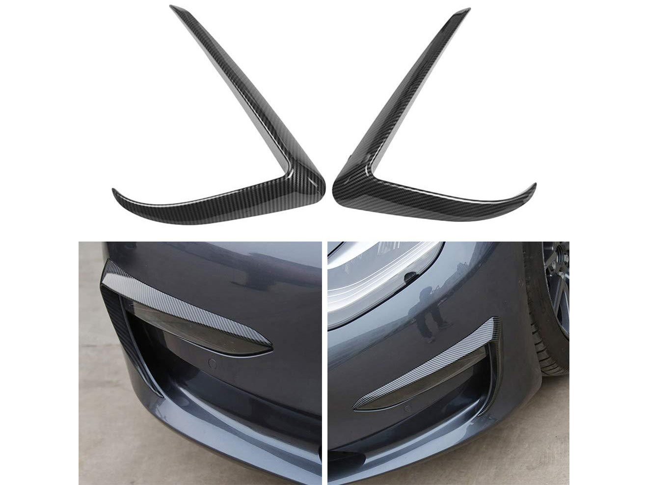 Model 3: Fog Lamp Trim (Genuine Carbon Fiber Collection) - Torque Alliance