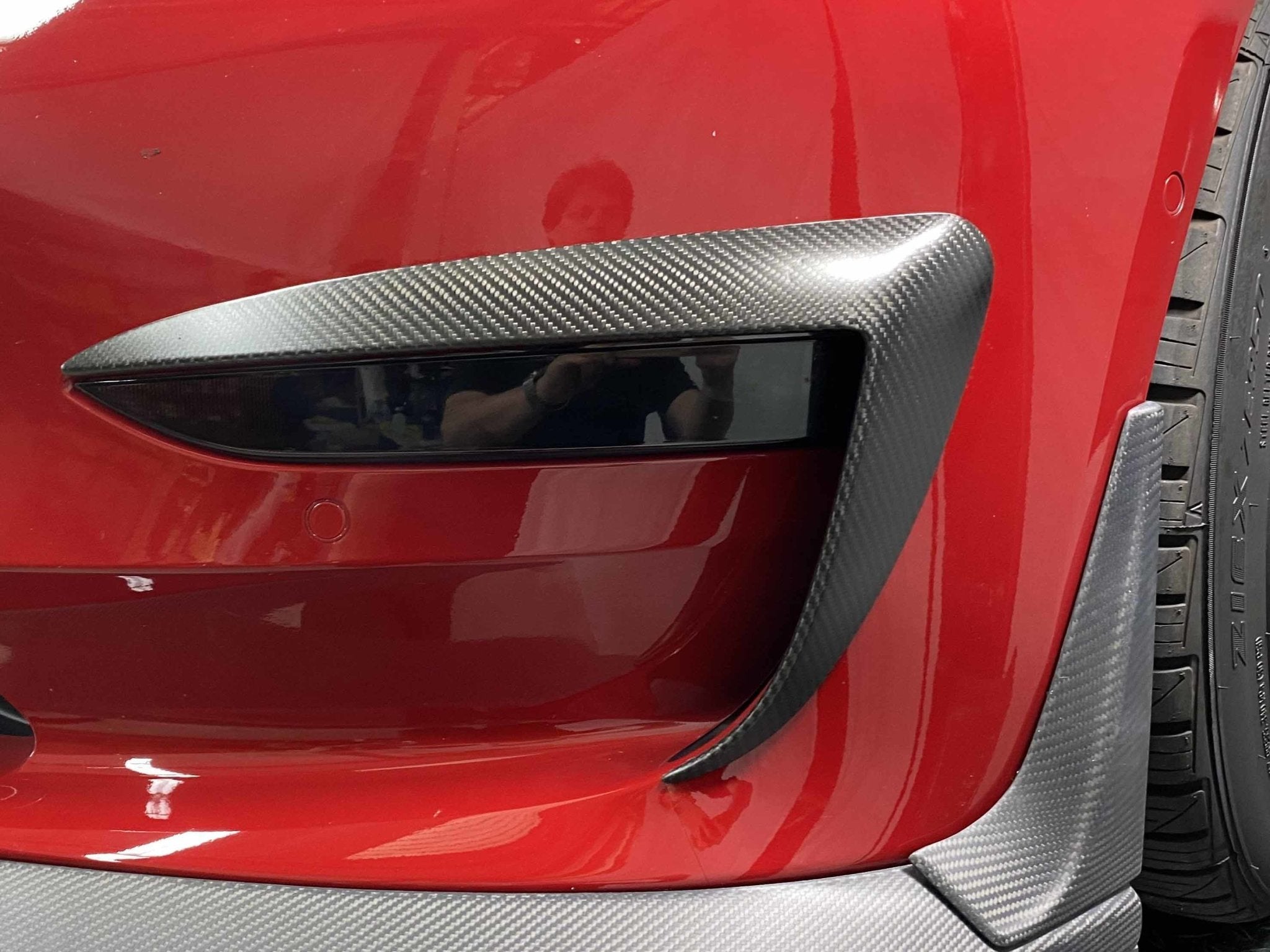 Model 3: Fog Lamp Trim (Genuine Carbon Fiber Collection) - Torque Alliance