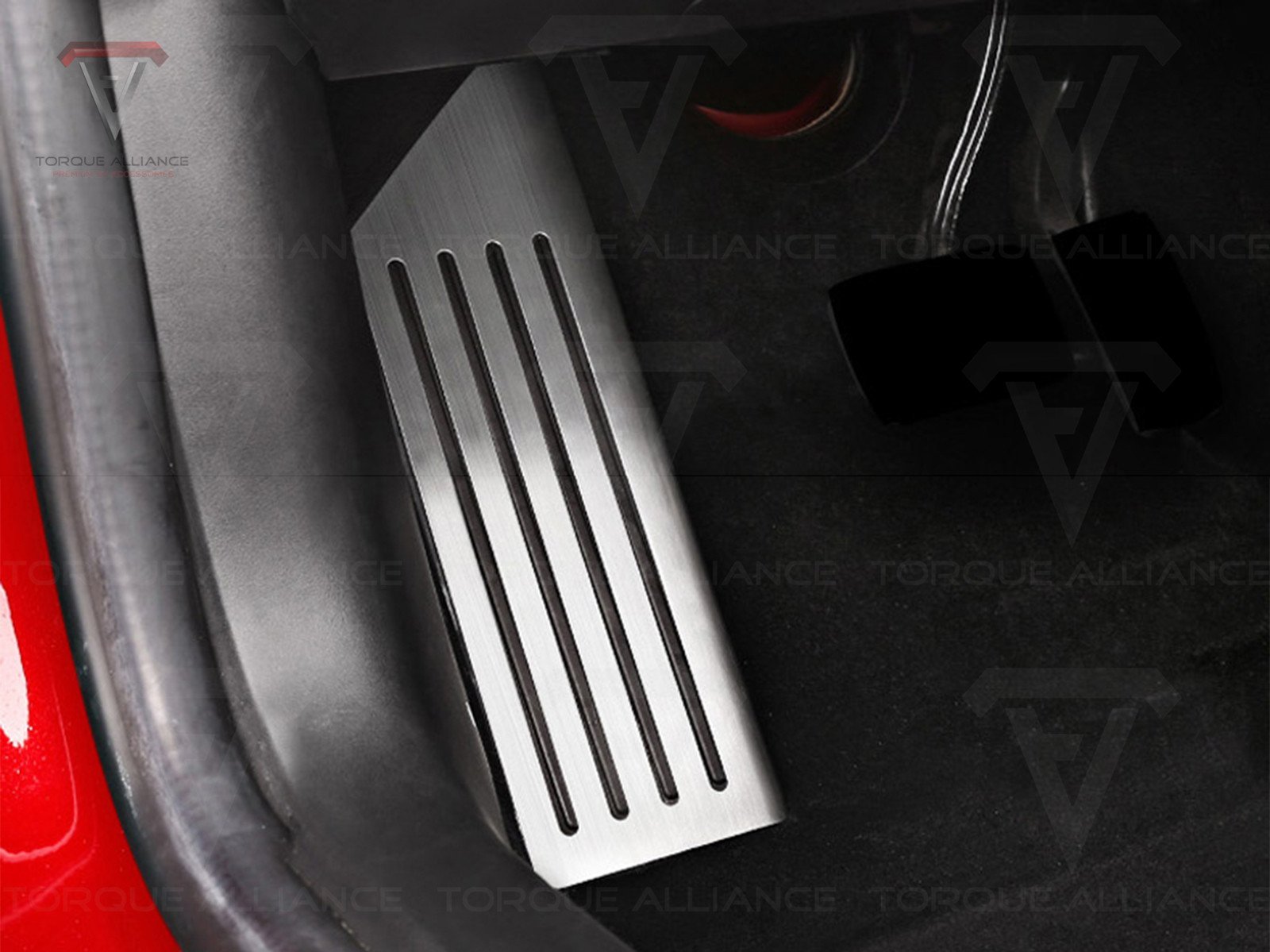 Model 3: Foot Rest Pedal (Stainless Steel) - Torque Alliance