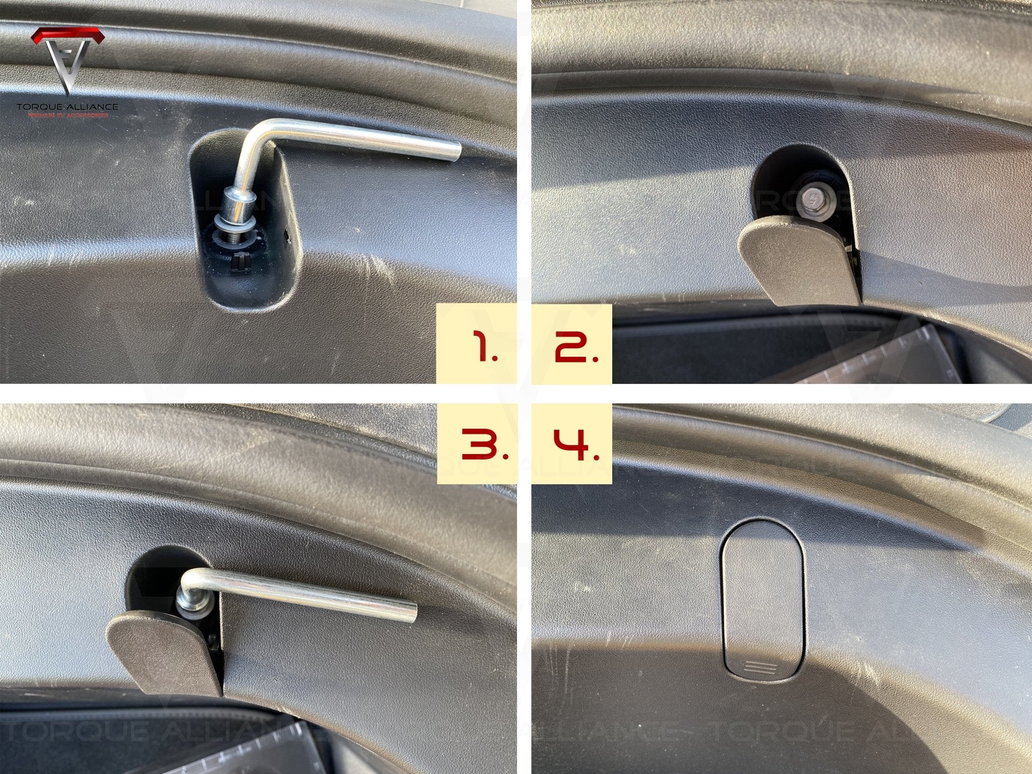 Model 3: Frunk Grocery Bag Hooks (2 pcs) - Torque Alliance