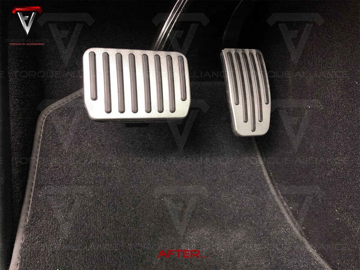 LUCBEI 4 Stück Auto-Einstiegsleisten-Kick-Wear-Pedal Kohlefaser Aufkleber  Emblem Zubehör für Tesla Model 3 Model X Model S Model Y: : Auto &  Motorrad
