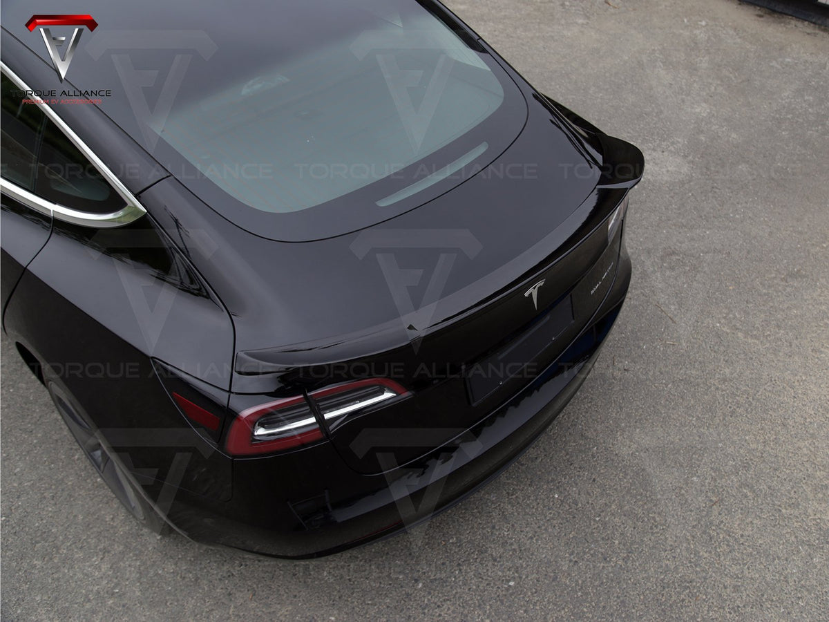 Sportive Spoiler (ABS+coating) - for Tesla model 3 - Torque Alliance