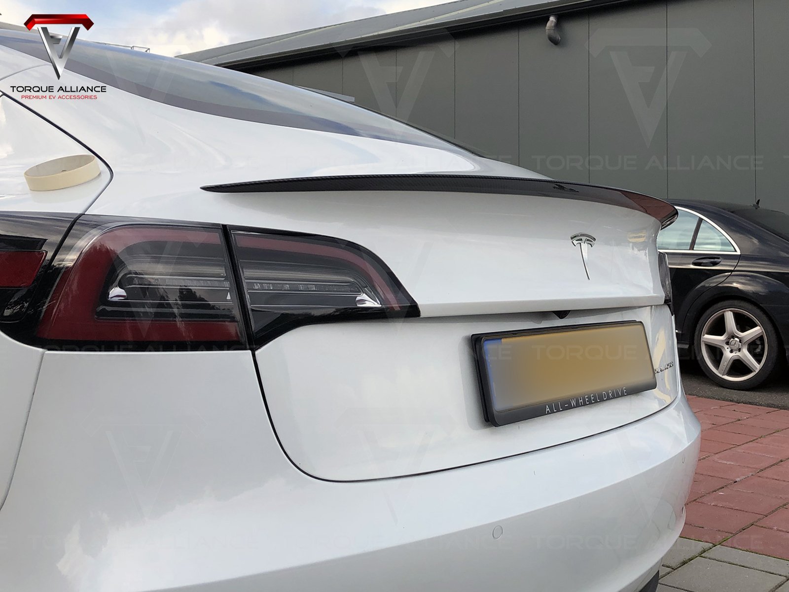 Model 3: Performance Tail Spoiler (ABS+coating) - Torque Alliance