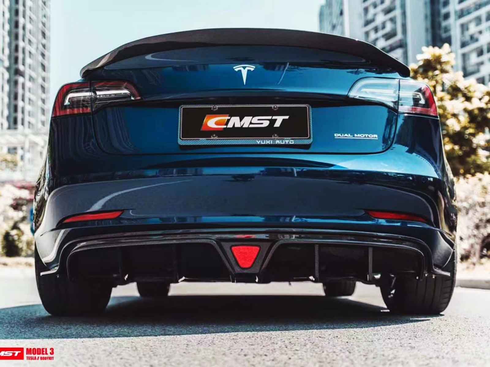 Model 3: Real Carbon Fiber Bolt-on Body Kit - CmST Style - Torque Alliance