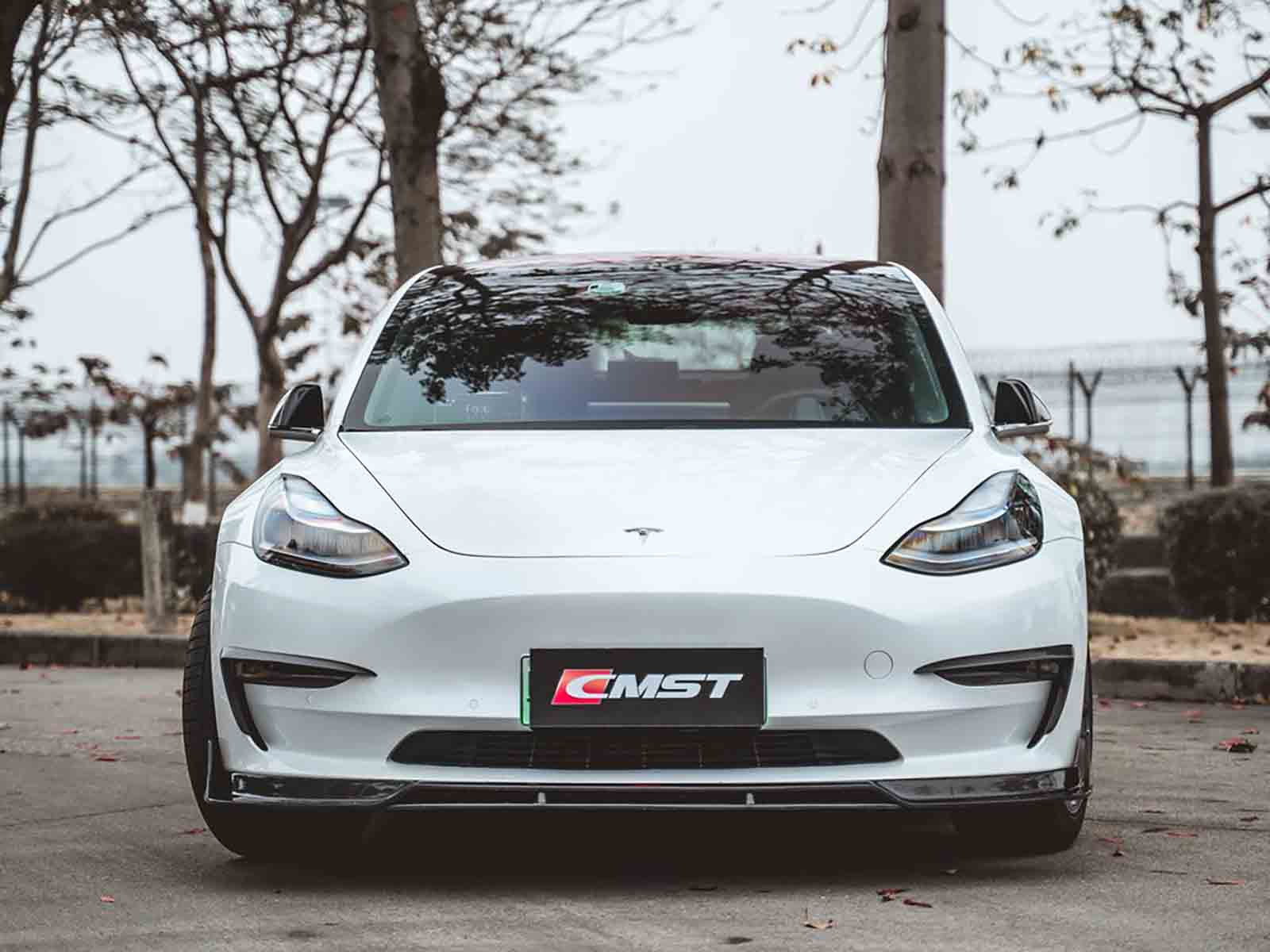 Remplacement ailes avant en carbone CMST pour Tesla Model 3