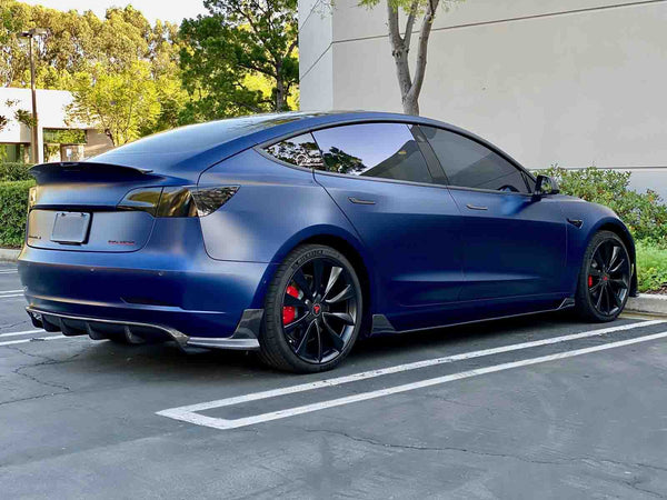Tesla Model 3 Bolt On Body Kit Rz Style Genuine Carbon Fiber Colle Torque Alliance 