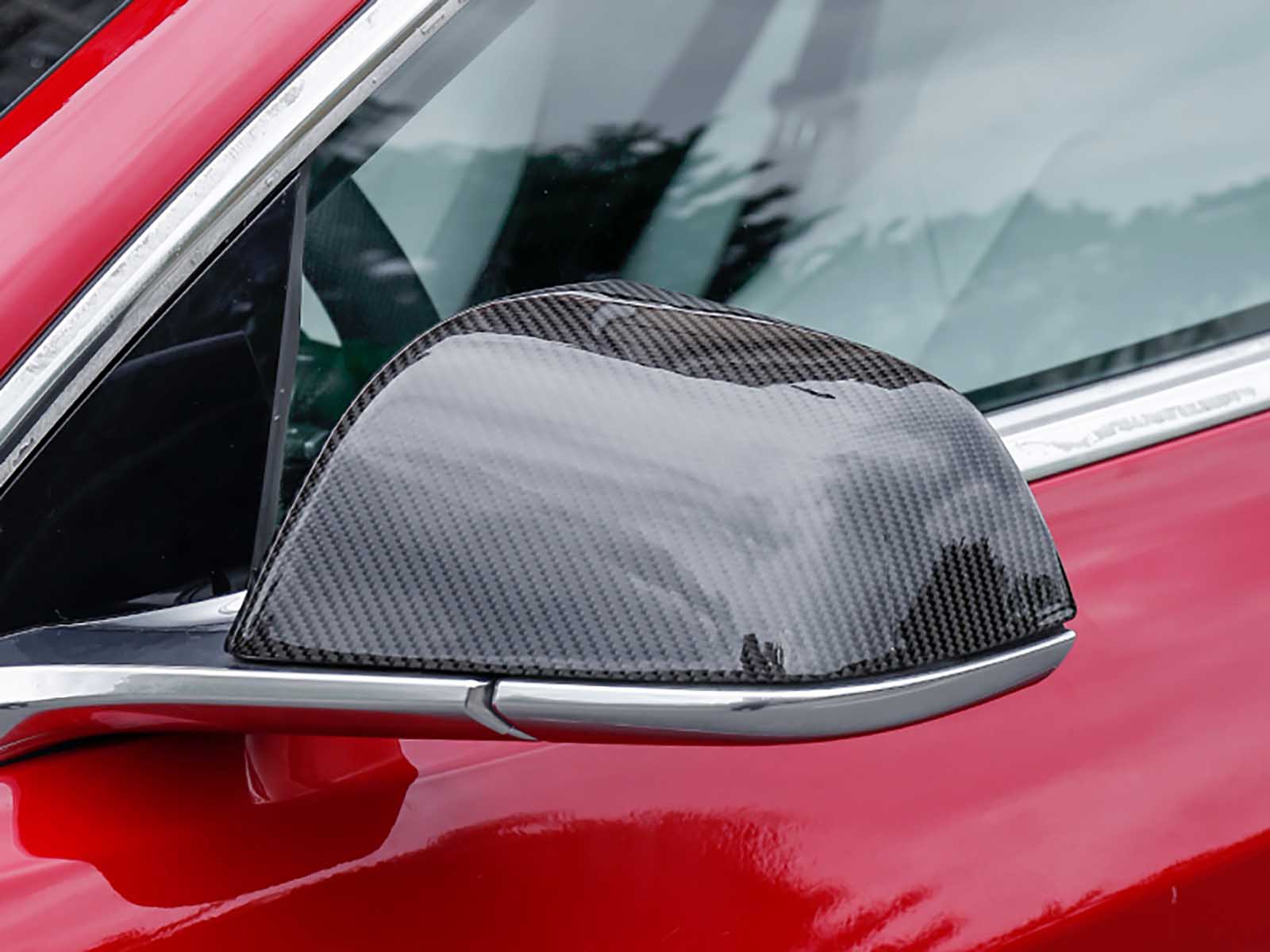 Model 3: Rearview Mirror Replacement Cover (NEW Version) - Torque Alliance