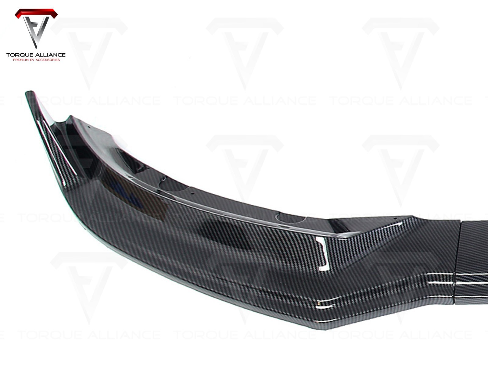 Model 3: Sportive Front Air Deflector Lip (Carbon look, Injection Molding) - Torque Alliance