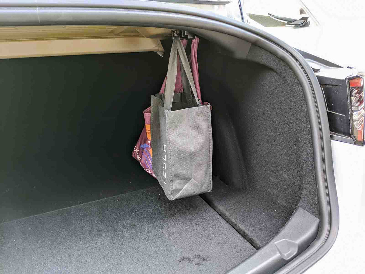 Tesla Model Y Rear Trunk Hook, Grocery Bag Holder, Luggage, 2020-2024