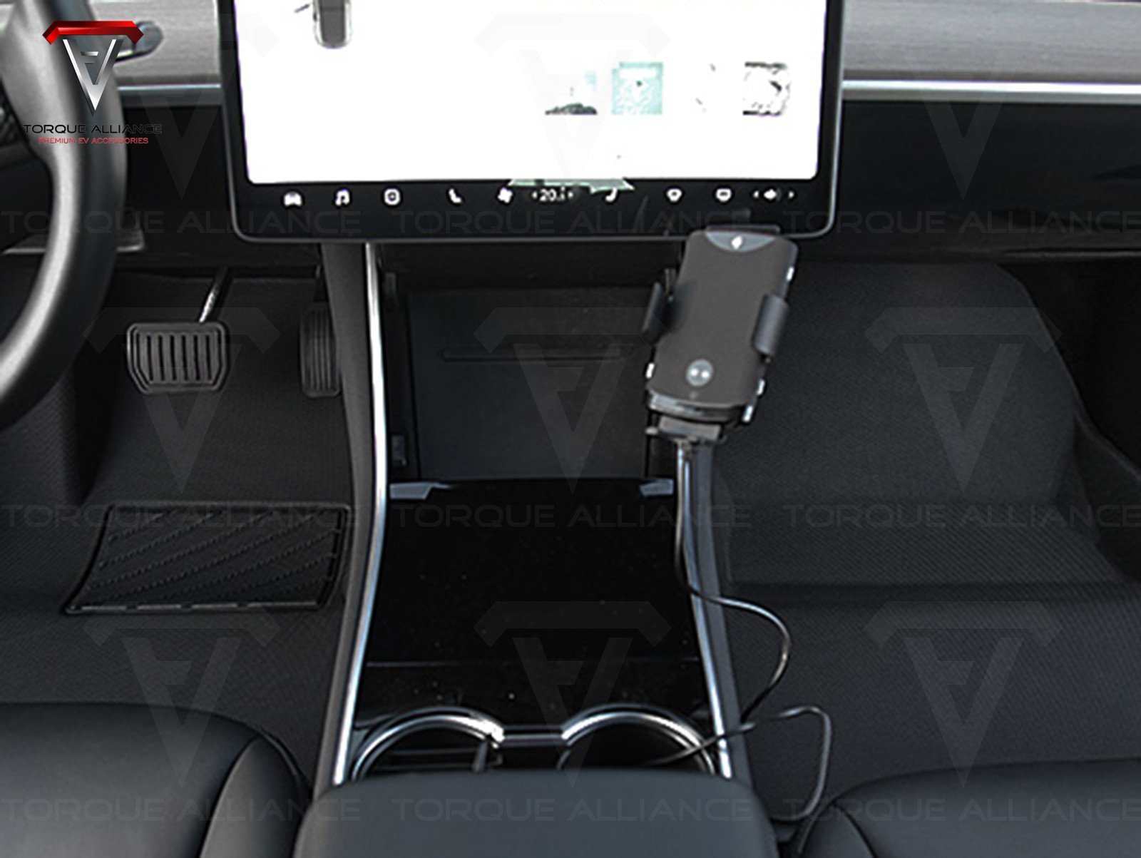 Model 3: Wireless Charging Phone Holder (Qi, FCC and CE certified) - Torque Alliance