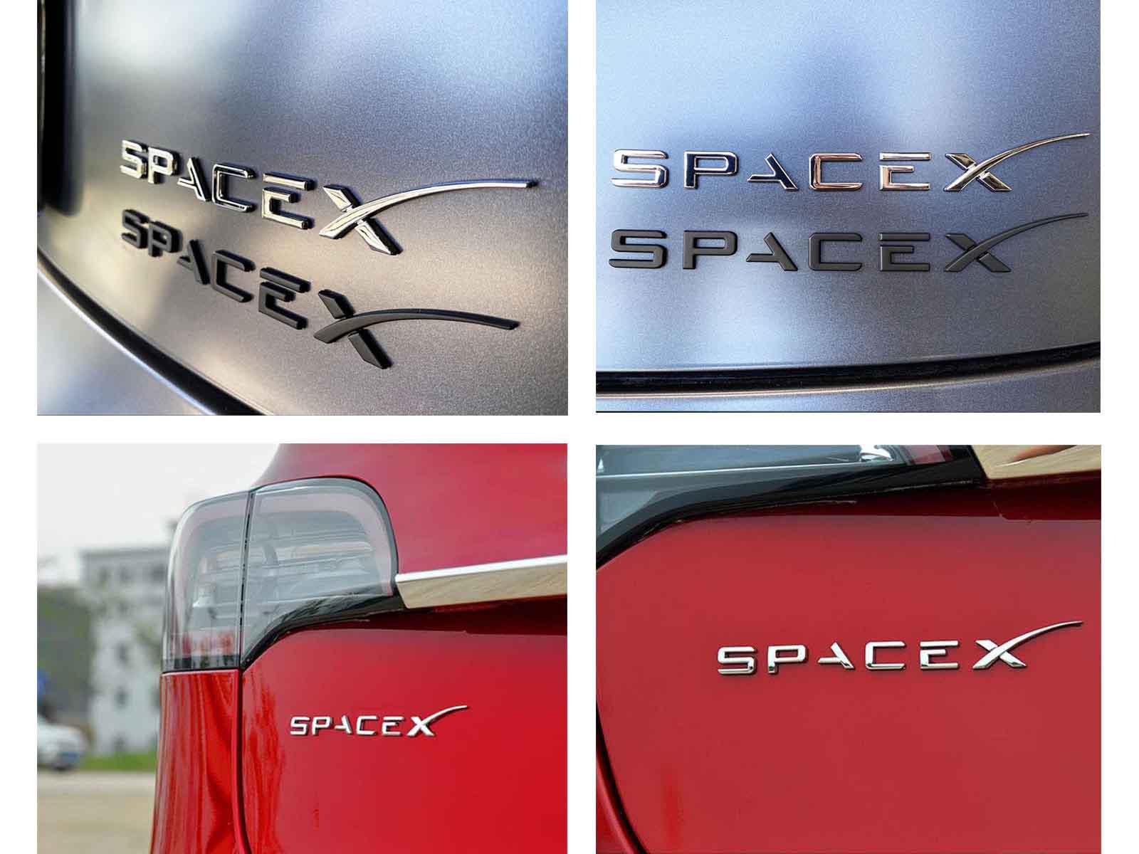 Alle Tesla-Modelle: SpaceX Logo Aufkleber - Torque Alliance