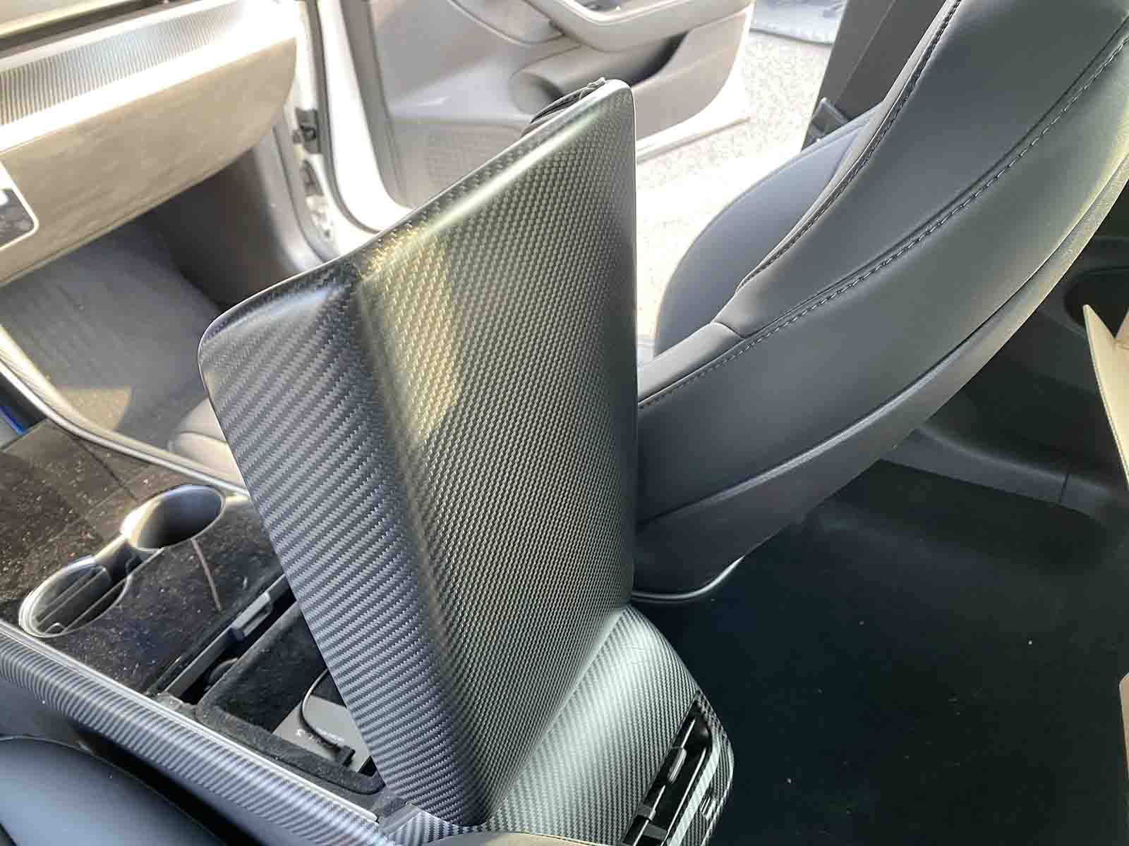 Model 3&Y: Armrest Cover (Genuine Carbon Fiber Collection) - Torque Alliance