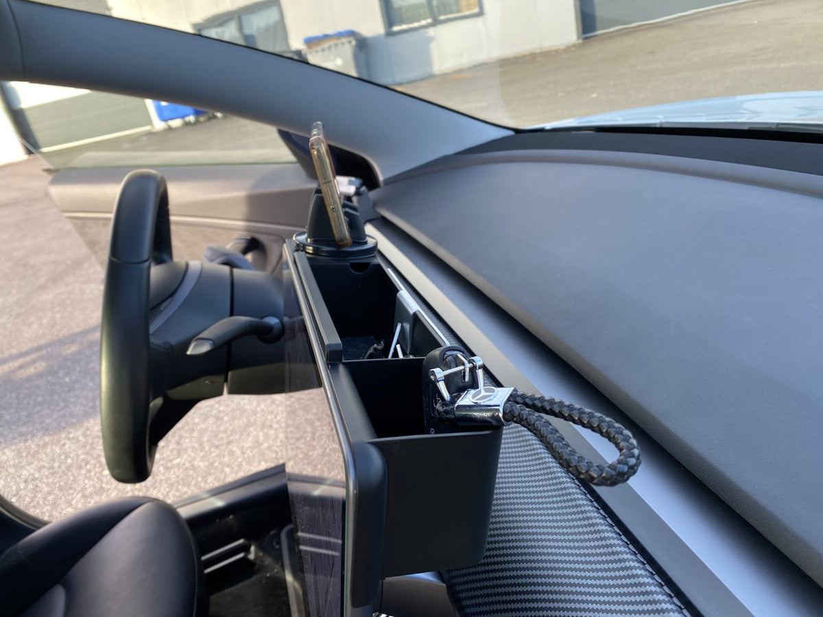 Handy Halterung schwarz Dashboad für Model 3 & Y - Forcar Concepts