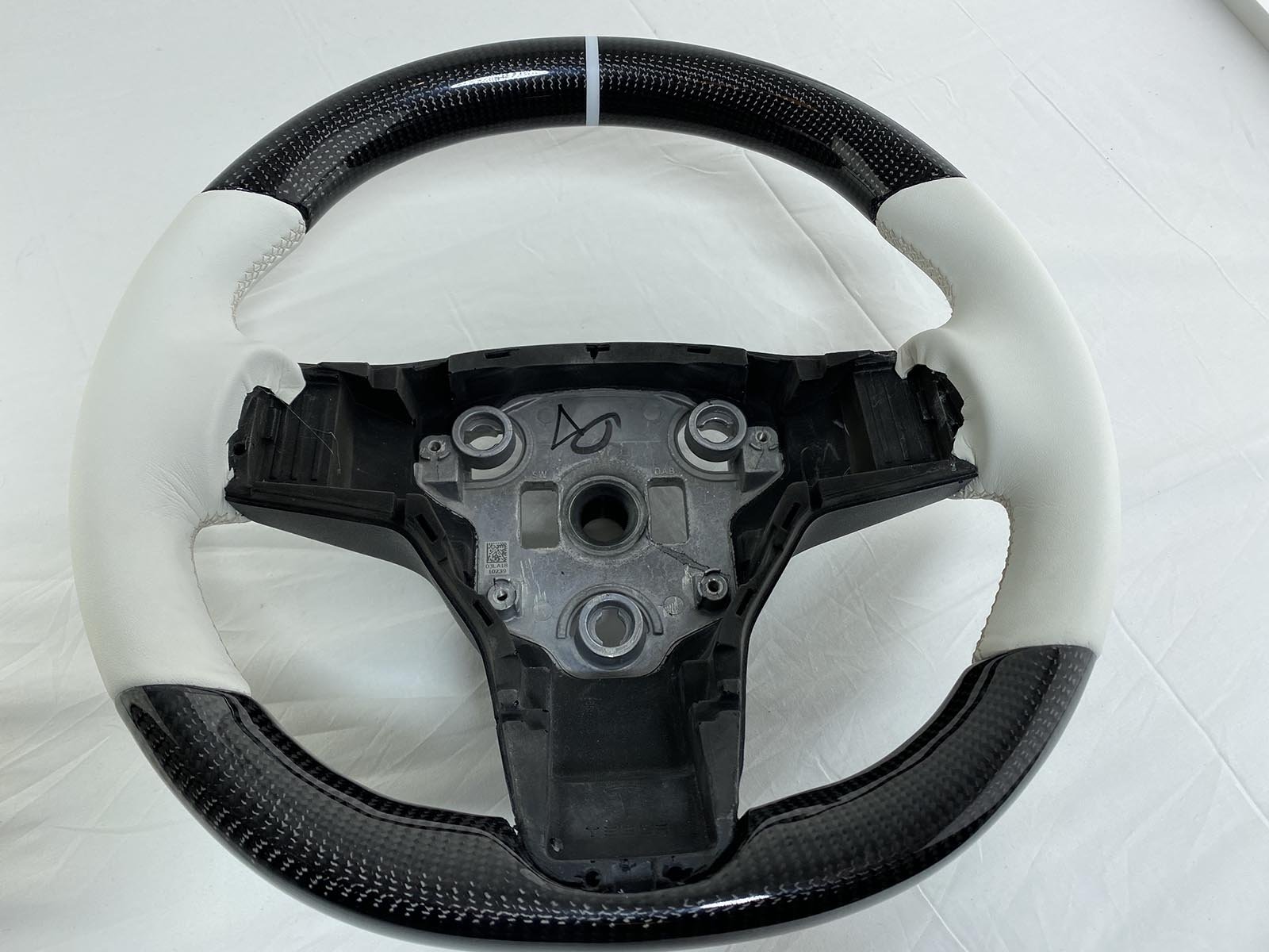 Model 3&Y: Custom Carbon Fiber Steering Wheel - Torque Alliance