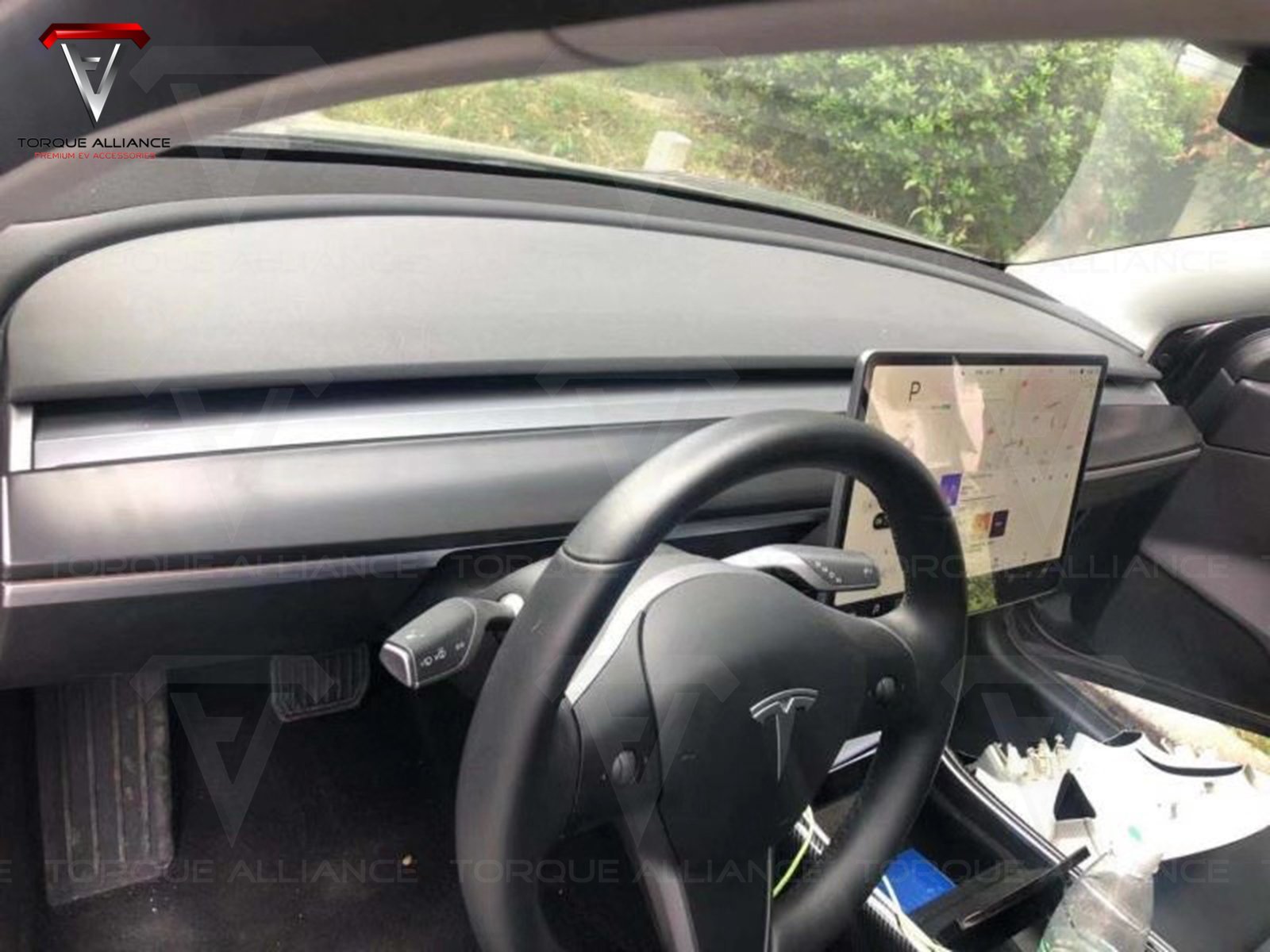 Model 3/Y: Dashboard Console Cover (ABS+Coating) - Torque Alliance