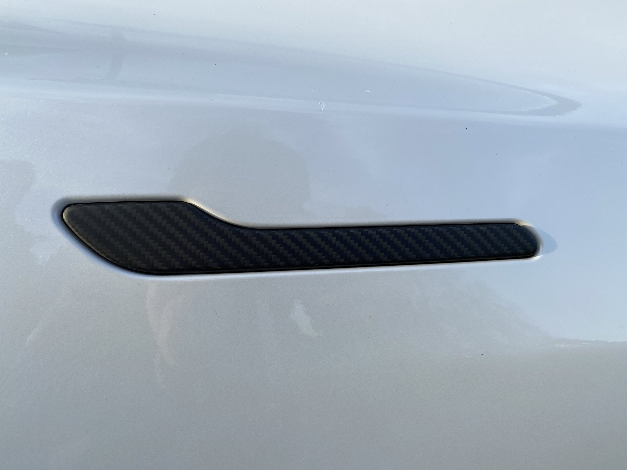 Model 3&Y: Door Handle Decal Set (Carbon Collection) - Torque Alliance