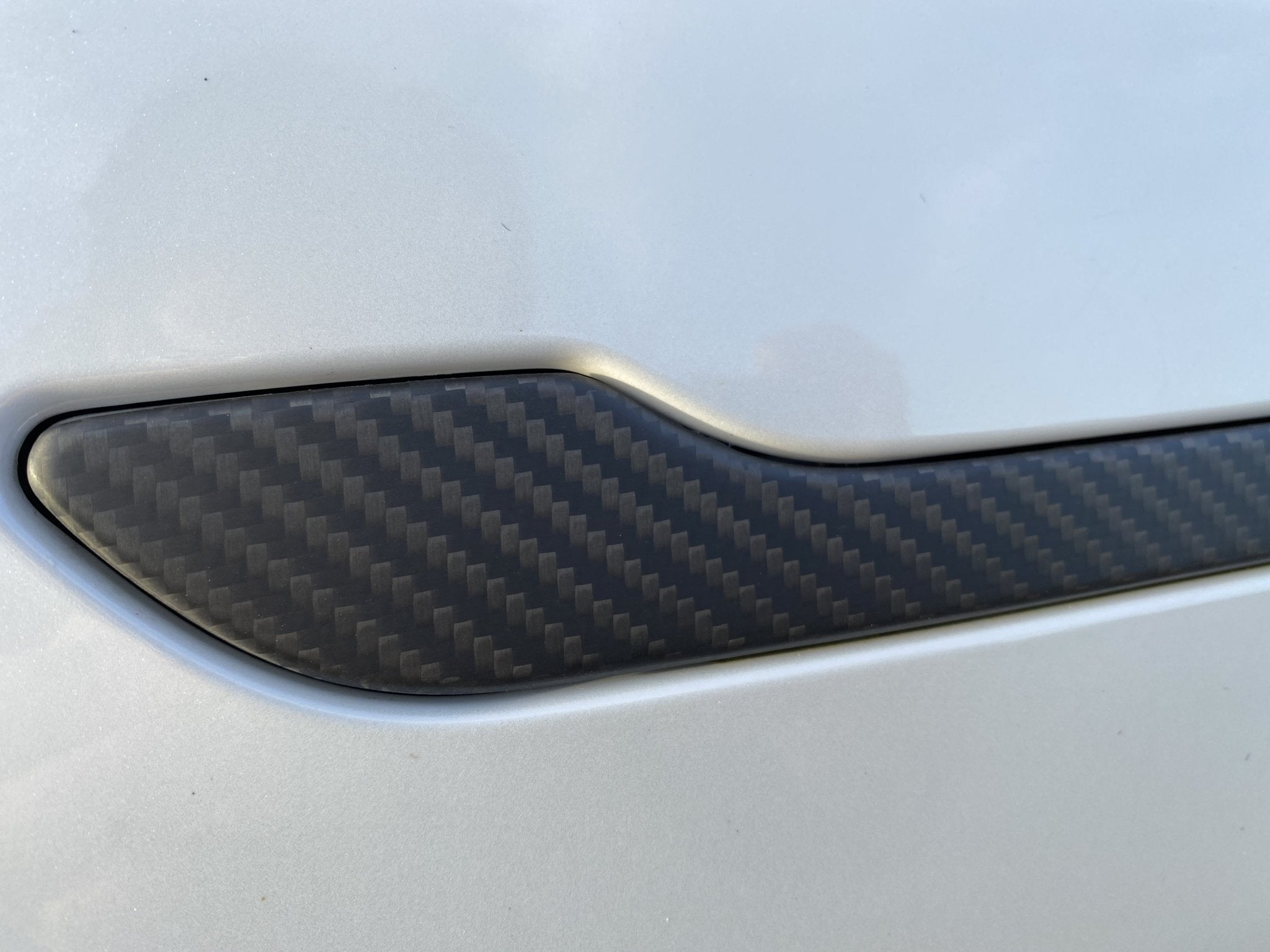 Model 3&Y: Door Handle Decal Set (Carbon Collection) - Torque Alliance