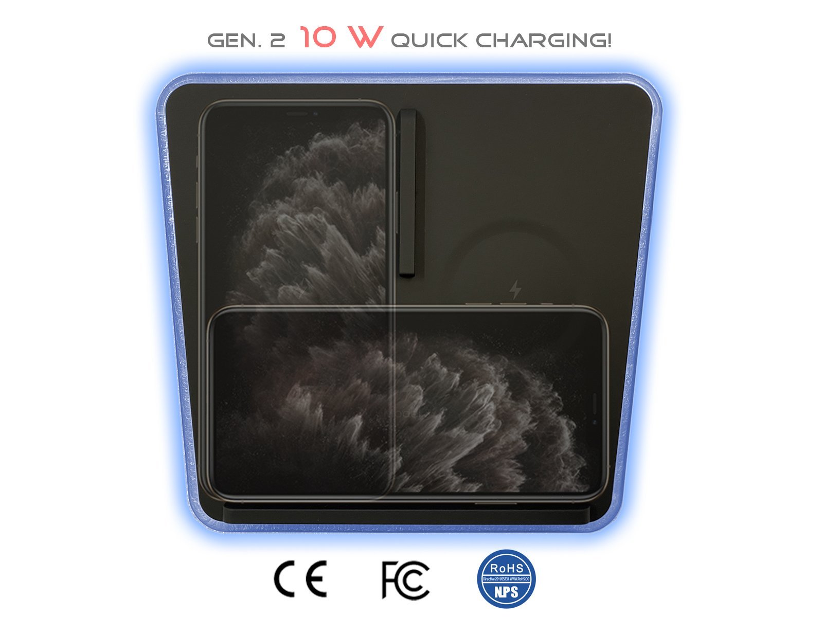 Model 3/Y: Gen. 2 Wireless Mobile Quick Charging Pad (CE, FCC, RoHS certified) - Torque Alliance