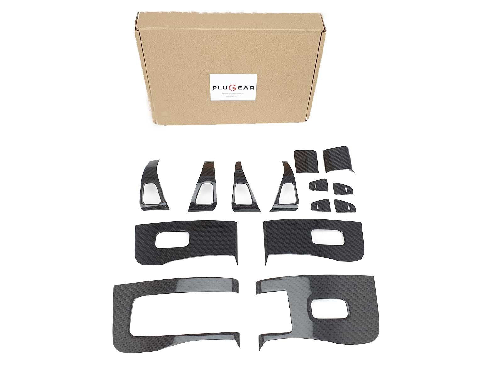 Model 3/Y: Interior Buttons Upgrade Set (14 Pieces) - Torque Alliance