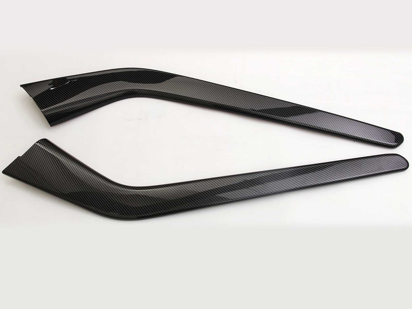 Model 3/Y: Middle Console Edge Trims (2 pieces, ABS + Coating) - Torque Alliance