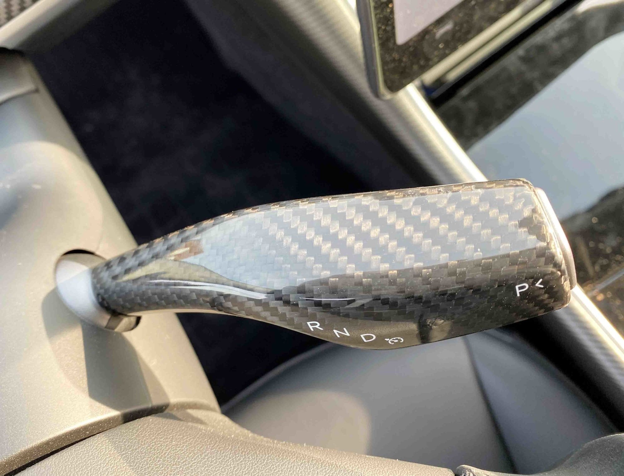 Model 3&Y: Molded Stalk Covers (Genuine Carbon Fiber Collection) - Torque Alliance