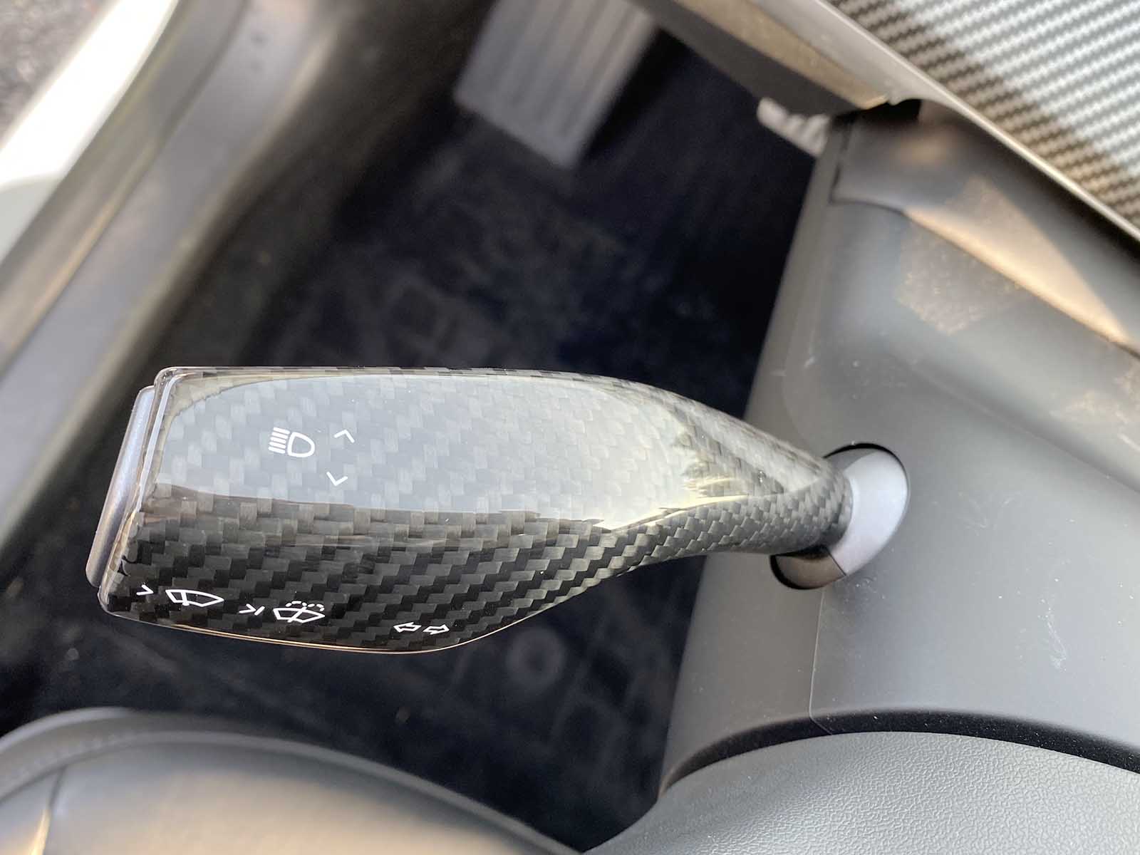 Model 3&Y: Molded Stalk Covers (Genuine Carbon Fiber Collection) - Torque Alliance